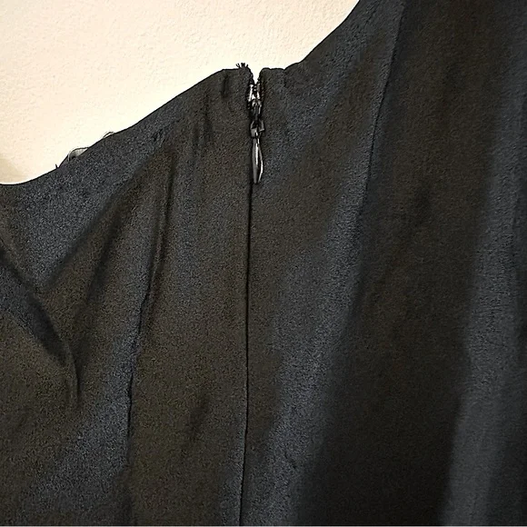 NWT - FashionNova A Forever Love Black Formal Evening Floor Length Maxi Dress - Picture 5 of 7